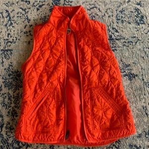 Old navy orange puff vest